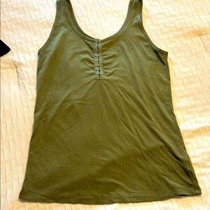 Olive Green Sleeveless Top from Torrid